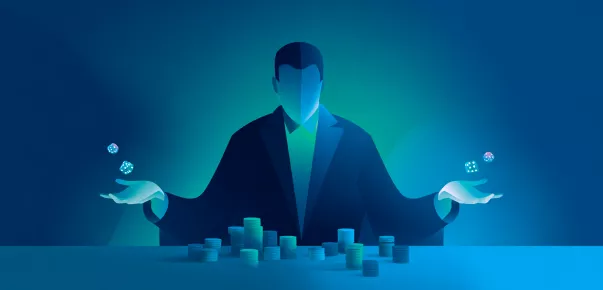 Jogador apostando com fichas e dados no Jonbet Casino Portugal