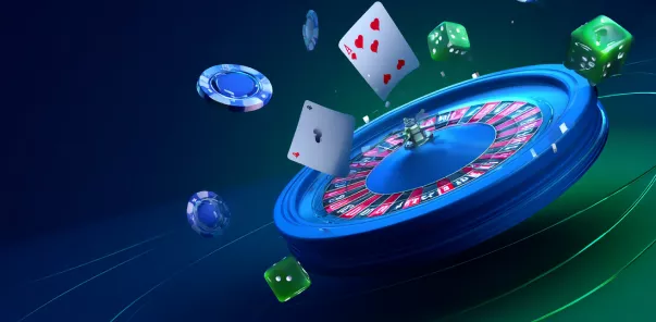 Roleta de casino com cartas e dados no Jonbet Portugal
